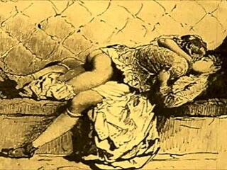 मैं इस विंटेज इरोटिक इलस्ट्रेशन आर्ट में बहुत डूबा हूँ