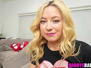 Step dad helps step daughter get over her ex boyfriend