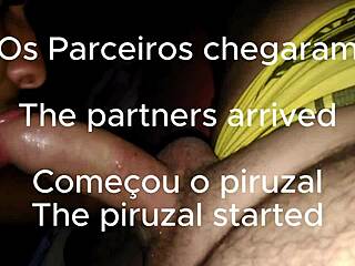 Homemade Gay Novinho Takes Three Cocks All Night Long!