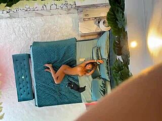 Monika Fox Posing Naked On The Bed