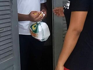 delivery guy fucked my ass to pay for lunch