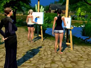 Sims 4 gus farmer 2 golden shower!