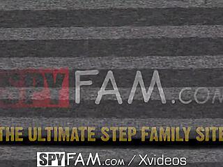 Spyfam Manipulating Brunette Step Sister With Small 18+ Tits Bent Over For Oral Big Cock Draining Step Bros Balls