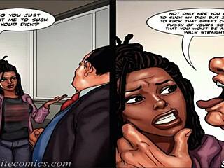 black protester seduced by politician with massive power