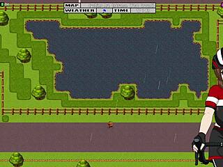 girl flashes shirt in class