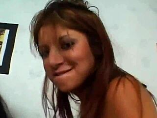 Man, I’m loving watching these two chicks swap cum after a wild threesome!