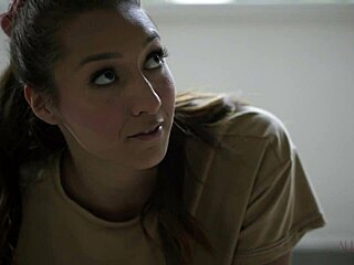 Bella rolland and laney grey perform raw lesbian acts. They scissor, finger, and lick wet shaved pussies.