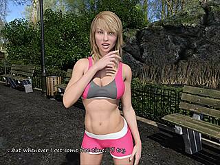 I just can’t stop starin’ at Katia’s big boobs in training!