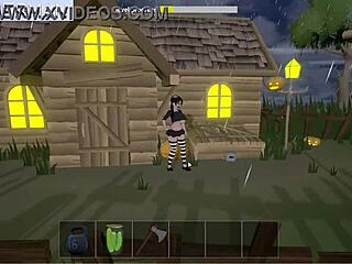 Halloween Bambook gameplay - Monster cock deepthroats milf in wild action!