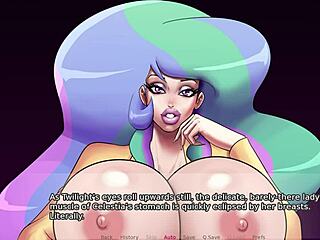 BBW lesbians play with big tits in intimate session