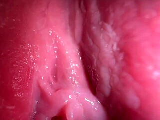 Sexy Babe Spreads Pussy Close-Up with Dirty Talk