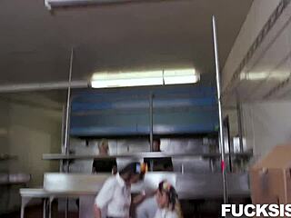 Hardly Working ASIA LEE LINDSEY LAKES MADS FLORES JAY ROMERO JACOB COLDWATER In POV Reality Hardcore