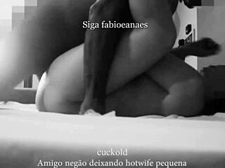 Watch the cuckold film his wife with the black friend, she's so tiny