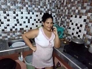 I called my neighbor for help, but ended up riding his thick Colombian cock. My pussy got filled with his hot load in wild Spanish porn!