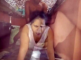 I called my neighbor for help, but ended up riding his thick Colombian cock. My pussy got filled with his hot load in wild Spanish porn!