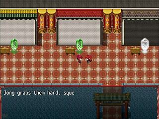 Watch the naive nun learn blowjob in harem game