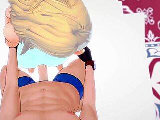 Gwen Stacy hentai craves wet footjob. After shower, her legs grip tight for ecstasy.