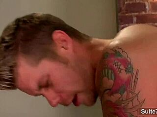 Awesome gay guys massage and fuck hard