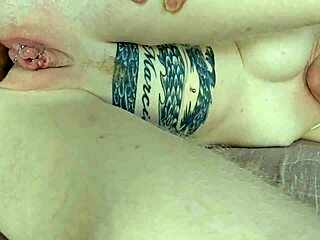 Redhead pornstar dominates with blowjob in bath and bedroom scenes