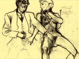 anime explores secret life in retro vintage cartoon style