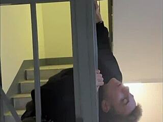 Damn, I caught a guy jerking and gave him a wild blowjob!