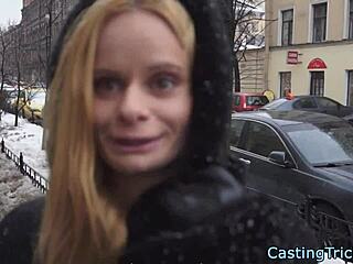 I see this casting newbie enjoying riding my cock passionately