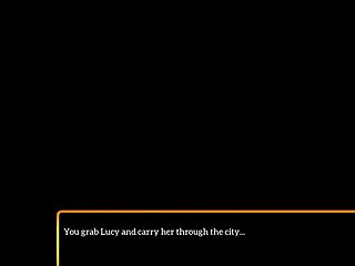 my new family playing game with redhead milf and big tits