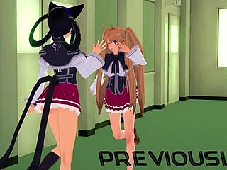 Akeno and Rias Gremory in wild 3some fantasy. Best HS DxD NTR full movie on Ptrn!