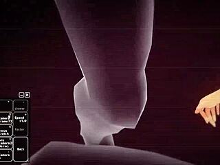 Blonde girl, are you having a lot of fun in hentai anime?