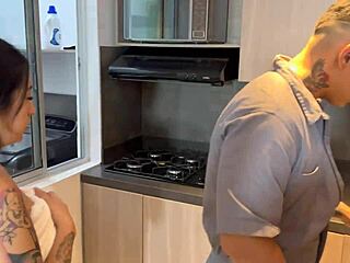 I Fuck This Colombian Housewife To Keep The Gas On!