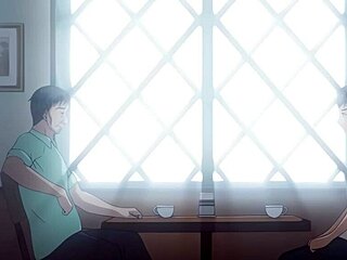 In this hentai episode, the wife cheats with a blowjob.