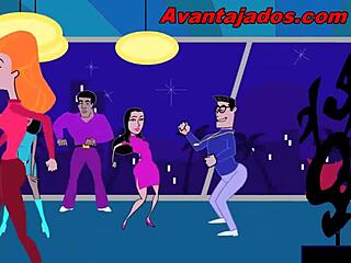 Gay Cartoon Sex At The Party.