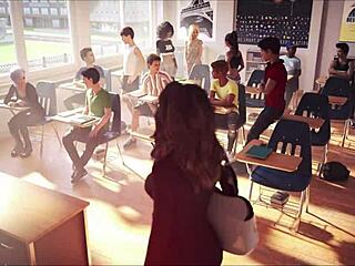 A Wife and Stepmother 241! Hentai Game Anime Mother-in-Law Action.