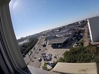 Sarada Naked In Hotel Window, Voyeur Creampie With Big Tits