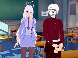 Akeno and Rias Gremory in wild 3some fantasy. Best HS DxD NTR full movie on Ptrn!