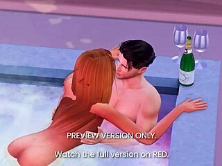 hot tub romance 3d hentai preview