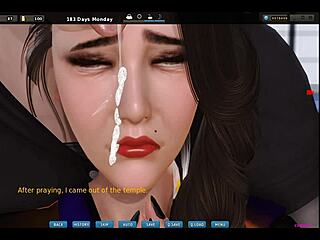 In HG Corruption Part 15, the action HEATS UP at the Boudhist Temple with wild moves.