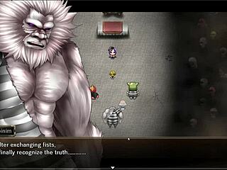 Karryn’s prison hentai game reaches final fight. Naked battle against the captain gets intense.