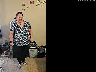 Bbw Dance to Milkshake with Teasing Moves. Watch Her Strip and Shake That Fat Brunette Body!