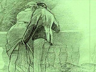 Vintage Erotic Drawings Explode With Anime Hentai!