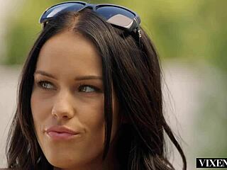 vixenplus bad gf megan rain takes double penetration, damn hot! 🔥