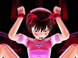 haruka feels intense pleasure in game challenge