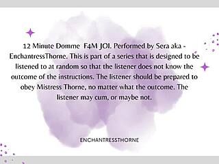 Femdom joi cei with cum eating instructions part 2 of 12