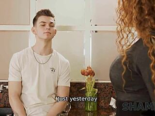 Man, this red-haired milf in stockings is pure fire! 🔥