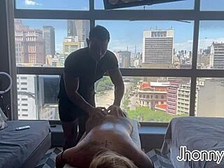 Blonde Luxx Receives Sensual Massage With Monster Cock And Big Tits