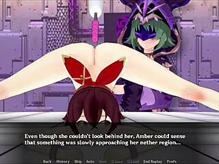 Kleeprankadventure Part 5 unfolds with wild outdoor anime lesbian gangbang and toy action.