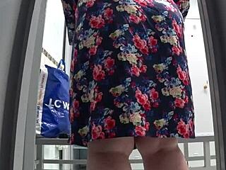 hey, ever spied on a curvy milf at pool lockers?