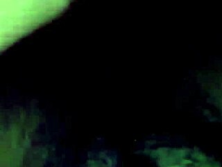 Ebony brunette gets pussy filled with cum!