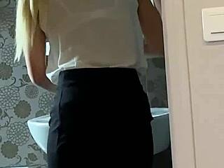 Cleaning Lady Tiffany Leiddi Picked Up for Intense Hotel Sex. Blonde Rides Cowgirl to Big Orgasm!