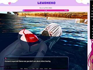 Vtuber Lewdneko Dominates Harem Hotel with Wild Moans